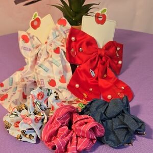 Bundle! Target Red and Blue Kids Hair Accessories Set